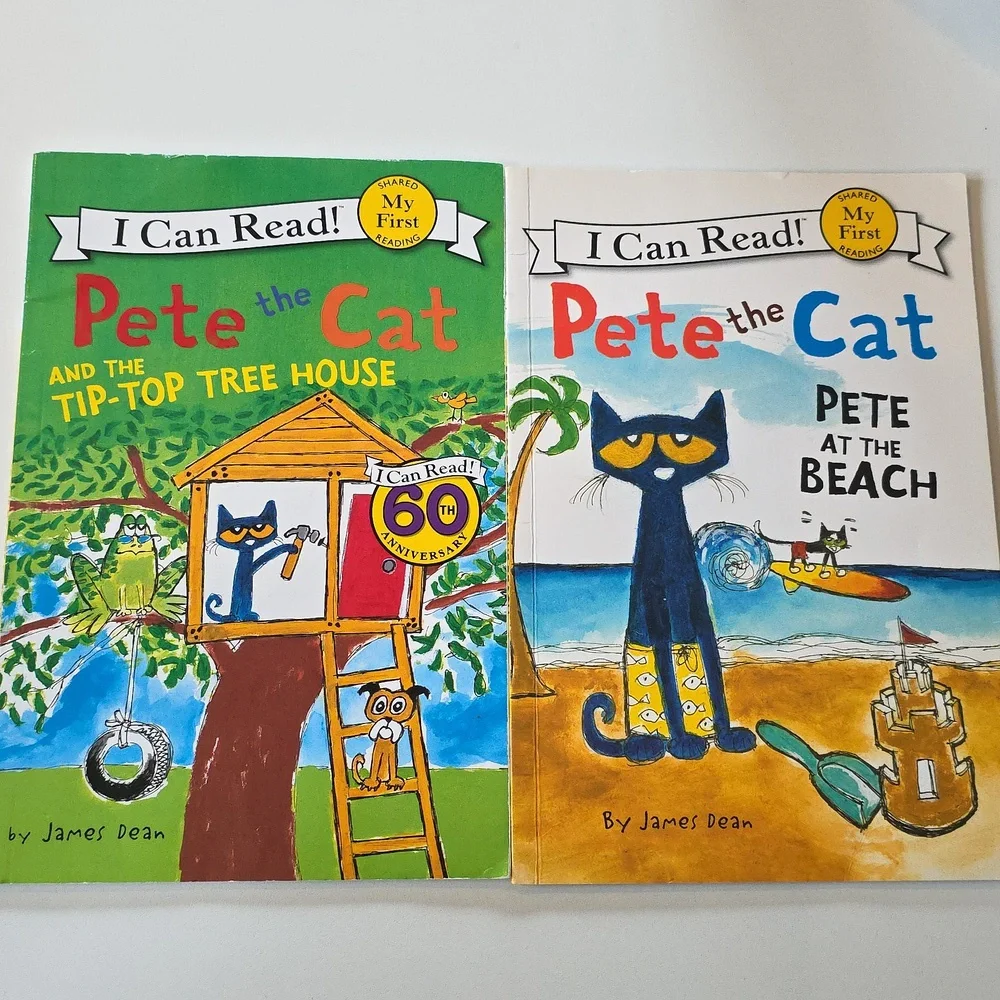 Early Readers Set Of 13 Books Pete The Cat, Eric Carle, Moby, Tabby Tiger & More